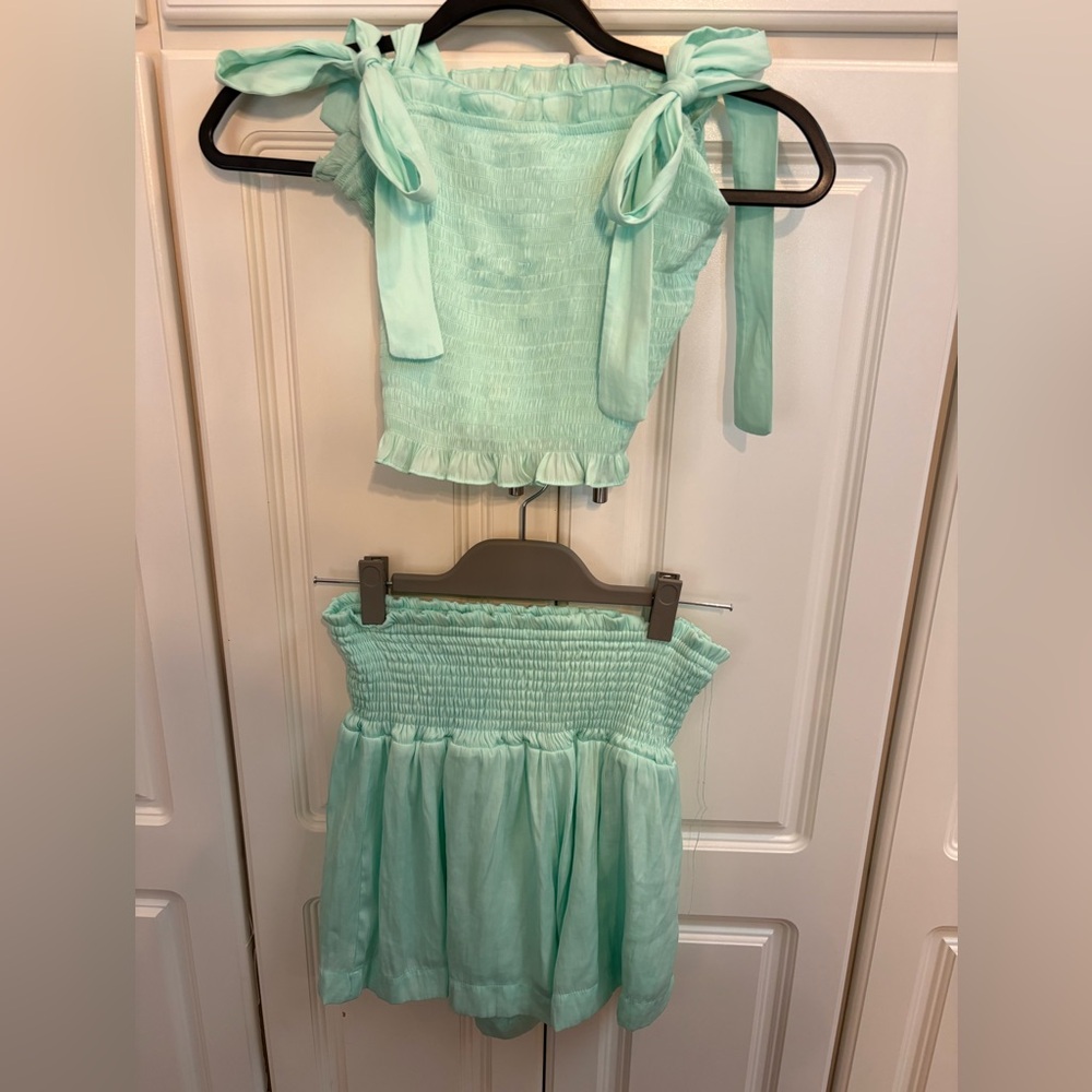 Mint Green Two-Piece Set